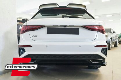 Nastavak stražnjeg branika (crna) / Audi A3 8Y S-Line (2020-2024) Sportback - Slika 3