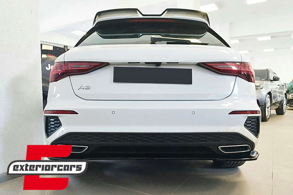 Nastavak stražnjeg branika (piano crna) / Audi A3 8Y S-Line (2020-2024) Sportback - Slika 8