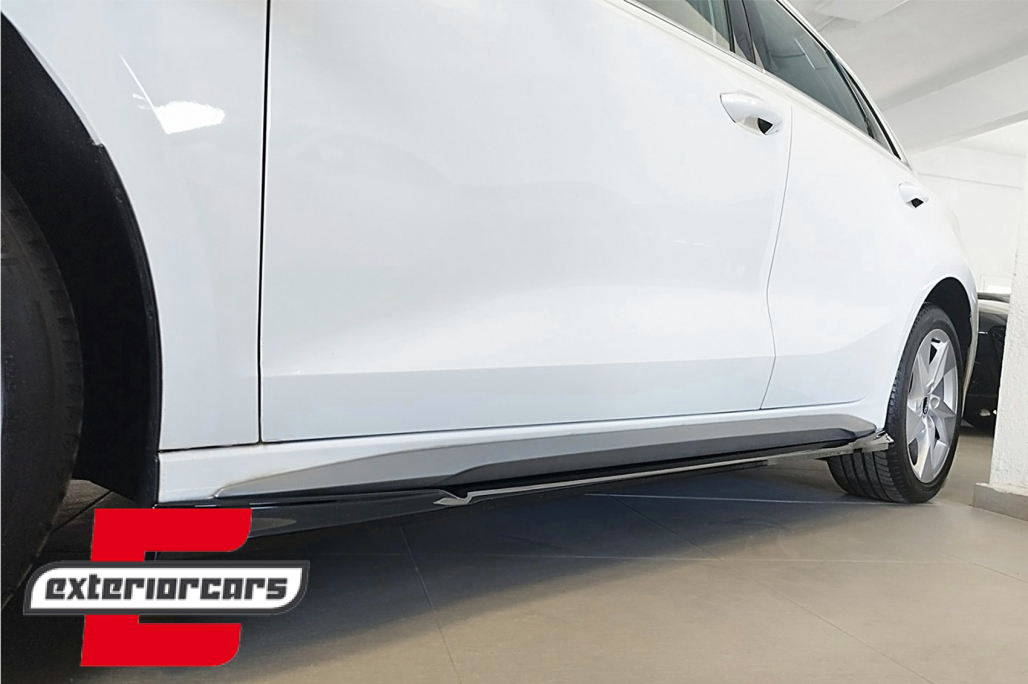 Nastavci pragova RS3 dizajn (piano crna) / Audi A3 8Y (2020-2024) Limuzina Sportback - Slika 8
