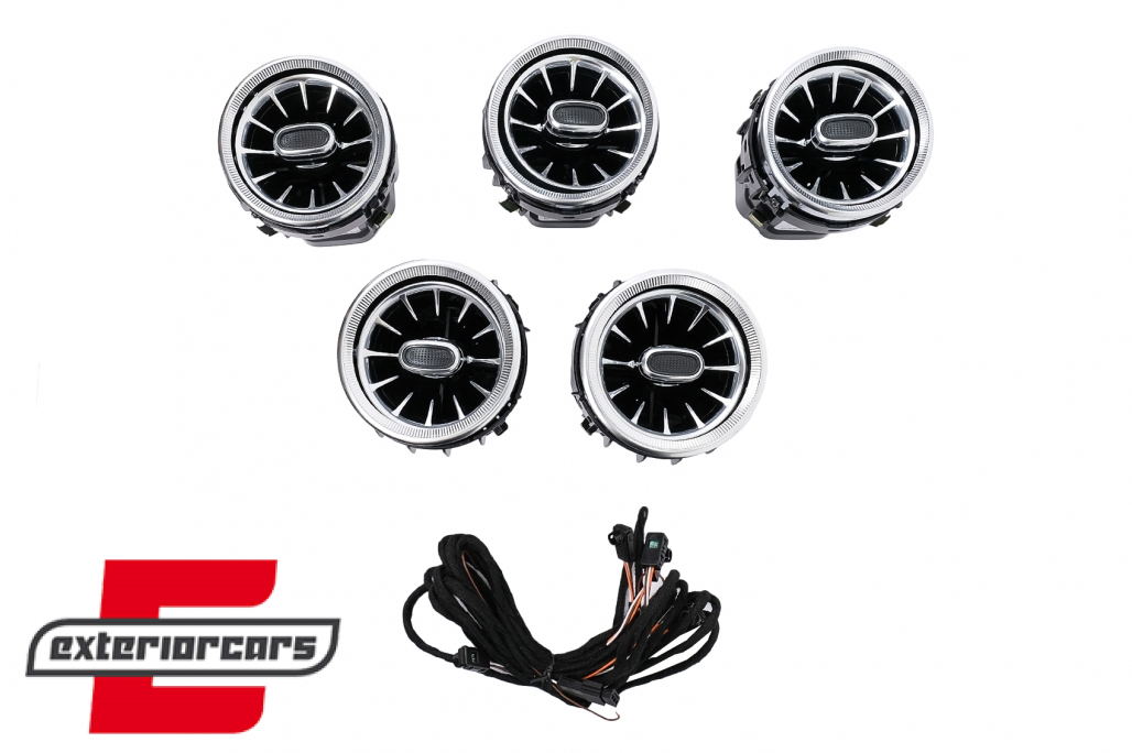Prednje bočne rešetke za ventilaciju AC 3 boje / Mercedes C-klasa W205 GLC SUV X253 W253 (2014-2018)