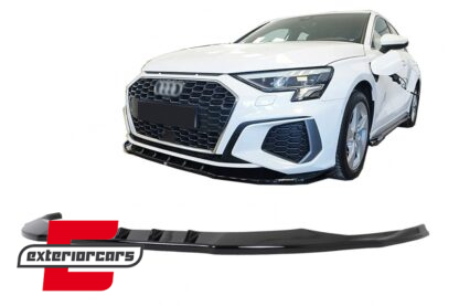 Prednji nastavak branika RS3 dizajn (piano crna) / Audi A3 8Y S-Line S3 (2020-2024) Limuzina Sportback