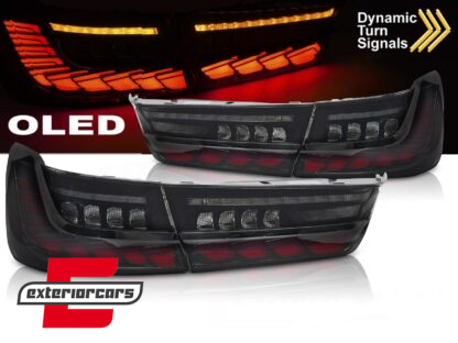 OLED full LED stražnja svjetla SEQ žmigavci (smoke) / BMW serije 3 G20 G28 M3 G80 limuzina (2018-2022)