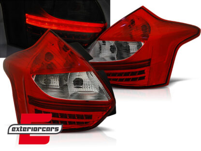 LED stražnja svjetla (crvena/kristal) / Ford Focus 3 Hatchback (2011-10.2014)