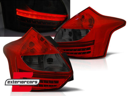 LED stražnja svjetla (crvena/smoke) / Ford Focus 3 Hatchback (2011-10.2014)