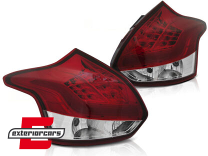 LED stražnja svjetla (crvena/kristal) / Ford Focus 3 Hatchback (2011-10.2014) - Slika 2