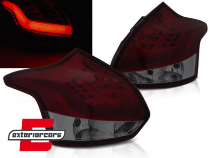 LED stražnja svjetla (crvena/smoke) / Ford Focus 3 Hatchback (2011-10.2014)