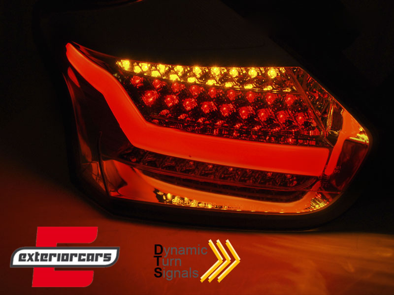 Full LED stražnja svjetla SEQ žmigavci (chrome) / Ford Focus 3 Hatchback Facelift (2015-2018) - Slika 4