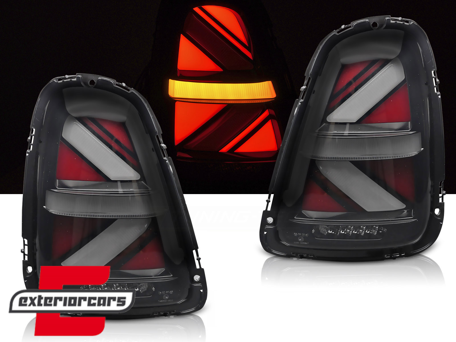 Full LED stražnja svjetla (smoke) / MINI COOPER R56 R57 R58 R59 (2006-2015)