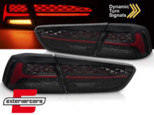 Full LED stražnja svjetla SEQ žmigavci (smoke) / Mitsubishi Lancer 8 limuzina (2007-2017)