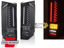 Full LED stražnja svjetla SEQ žmigavci (crna) / MAN TGE VW Crafter II (2017-)