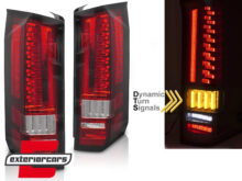 Full LED stražnja svjetla SEQ žmigavci (crvena/kristal) / MAN TGE VW Crafter II (2017-)