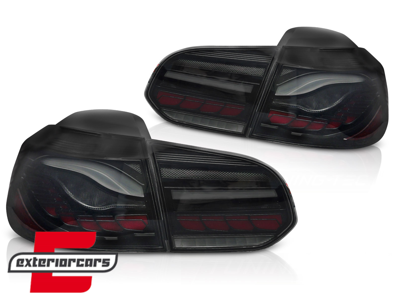OLED Full LED stražnja svjetla SEQ žmigavci (smoke) / VW Golf 6 VI (2008-2013) - Slika 2