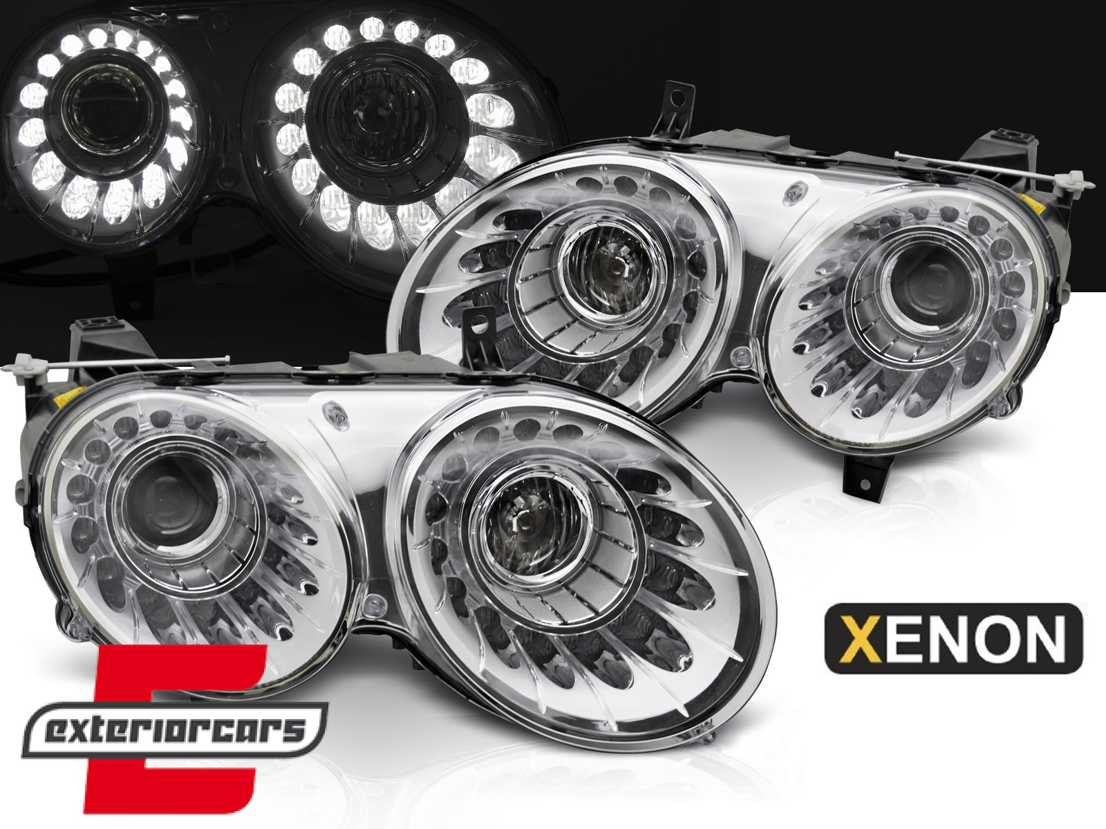Prednja svjetla LED DRL Facelift look / Bentley Continental GT (2003-2008)
