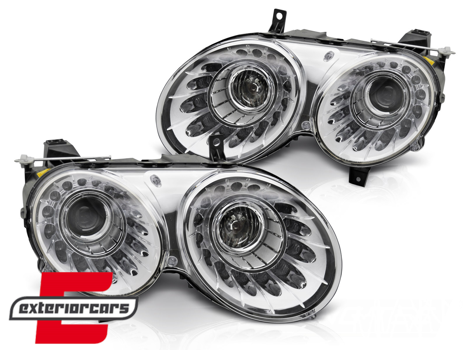 Prednja svjetla LED DRL Facelift look / Bentley Continental GT (2003-2008) - Slika 2