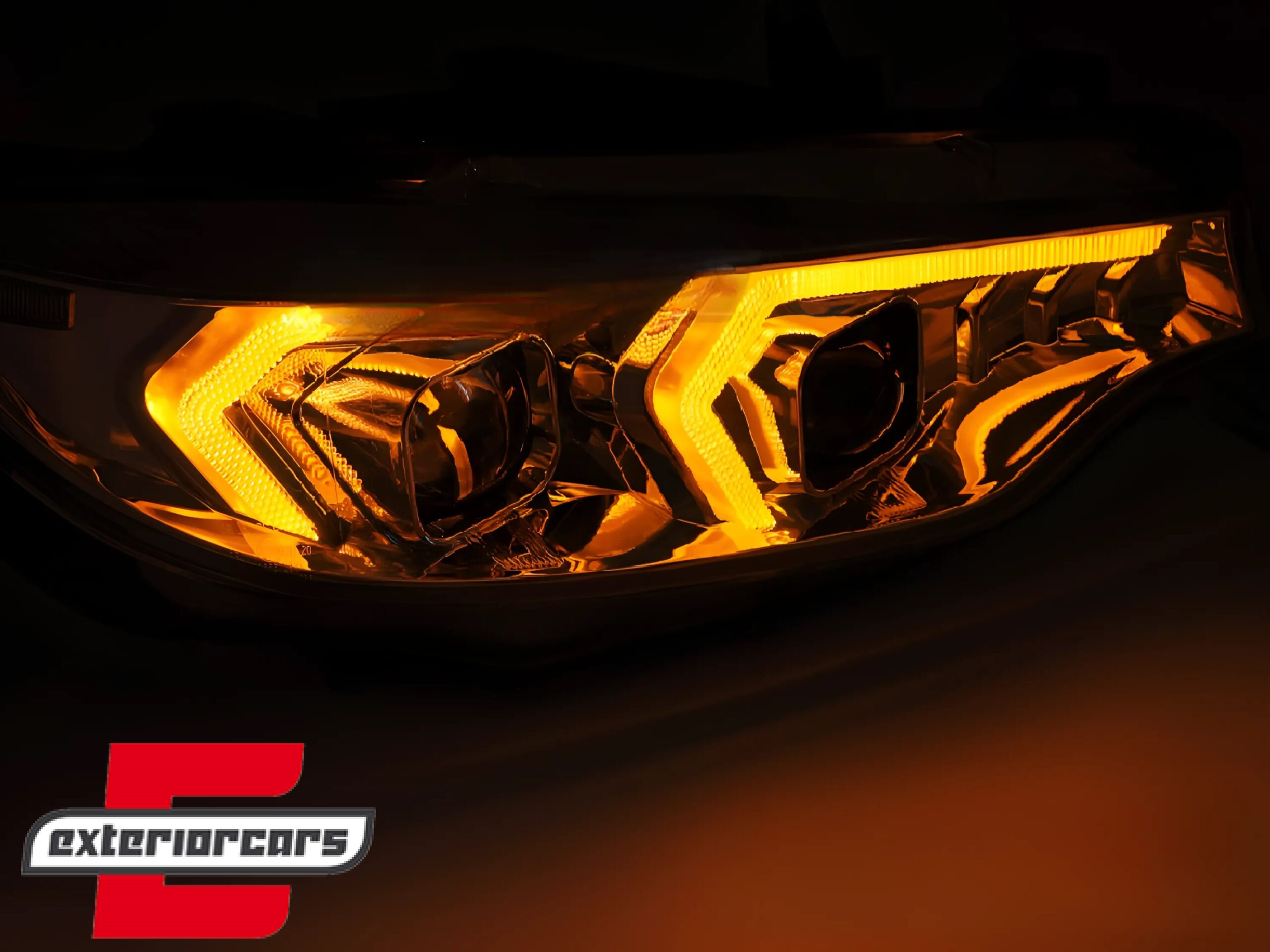 Prednja svjetla LED DRL XENON (chrome) / BMW serije 4 F32 F33 (2013-2017) - Slika 6