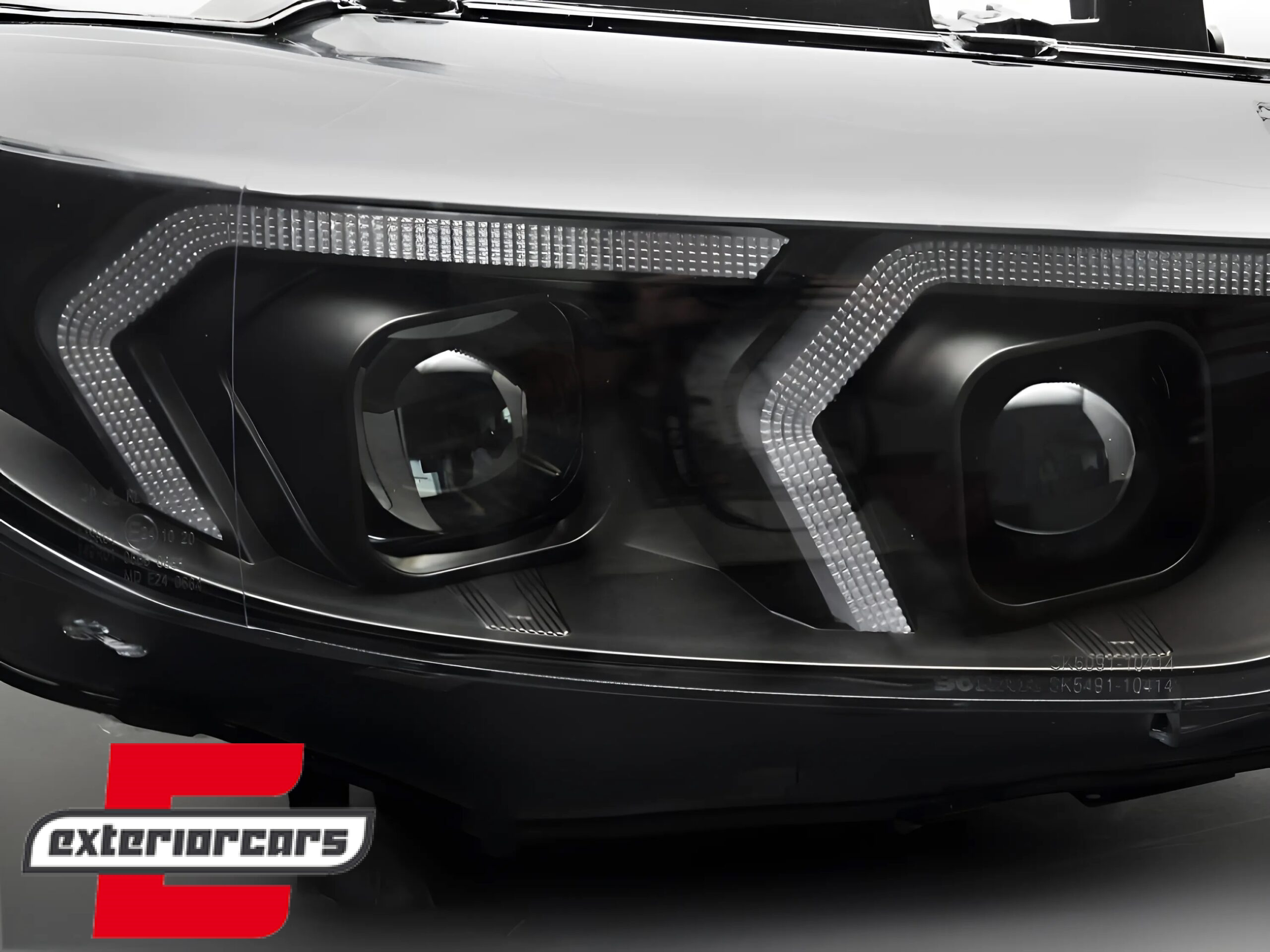 Full LED prednja svjetla LED DRL (crna) / BMW serije 4 F32 F33 (2013-2017) - Slika 2