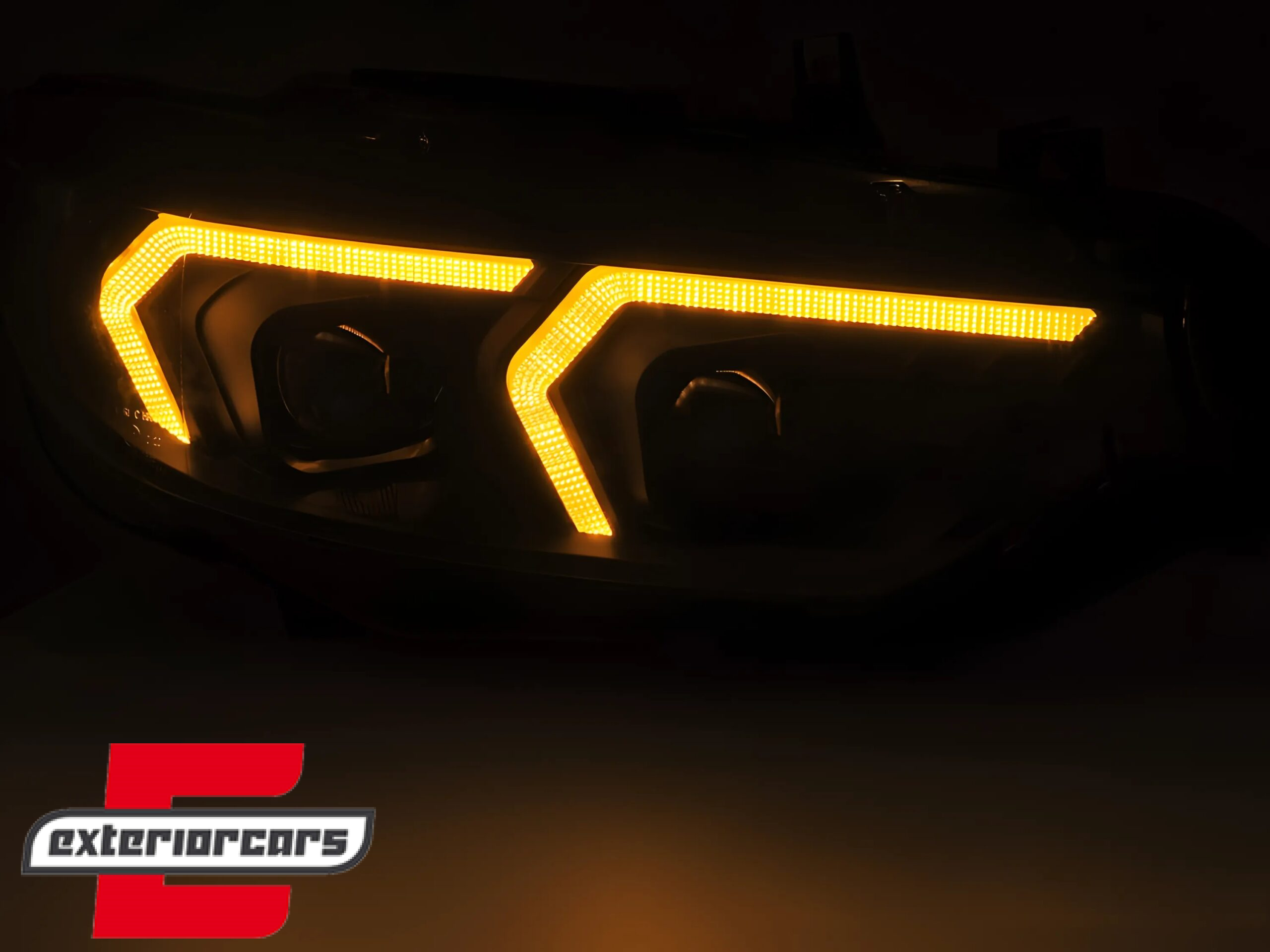 Full LED prednja svjetla LED DRL (crna) / BMW serije 4 F32 F33 (2013-2017) - Slika 4