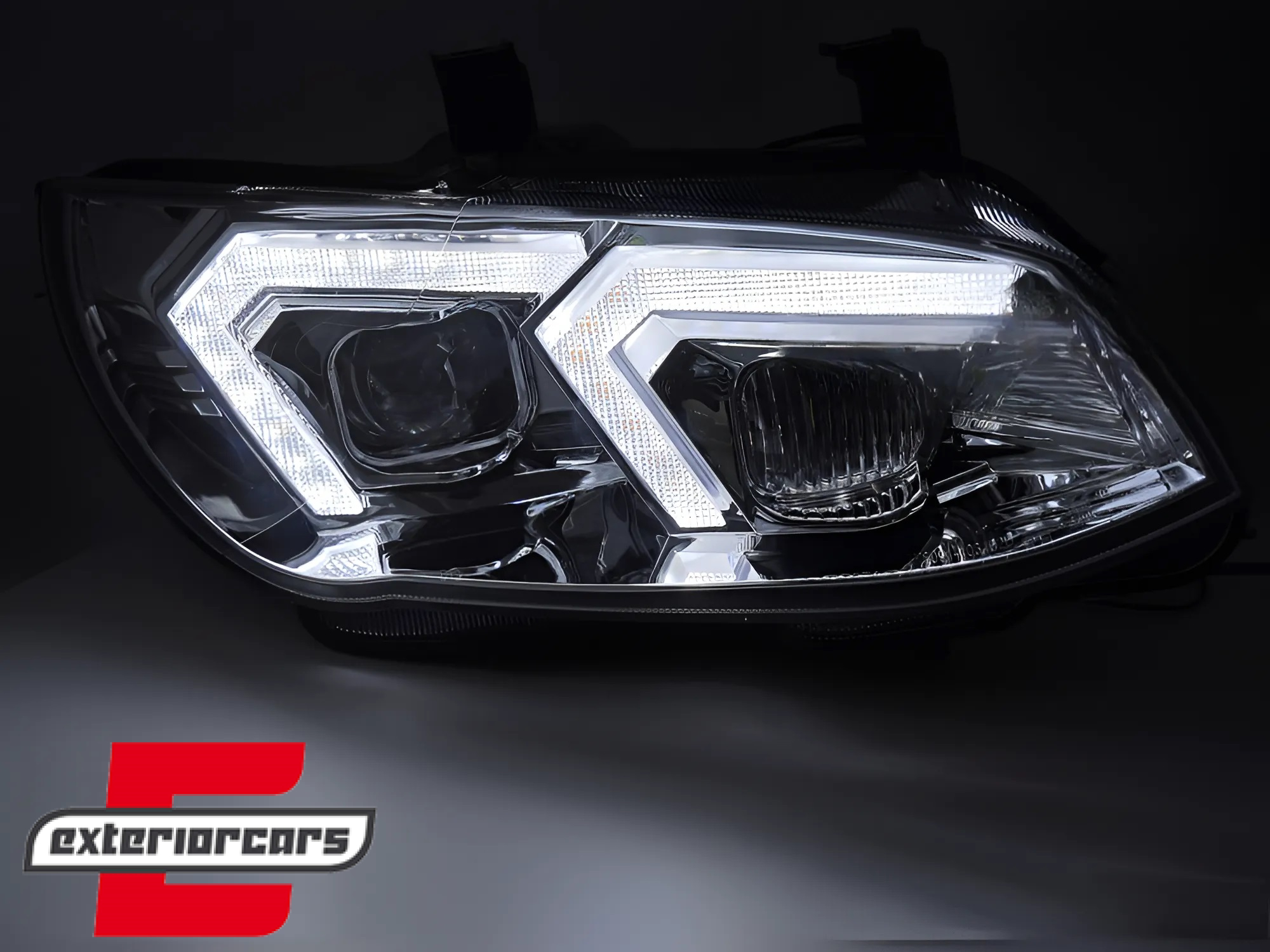 Prednja svjetla LED DRL XENON (chrome) / BMW serije 3 E92 E93 LCI (2010-2013) - Slika 3