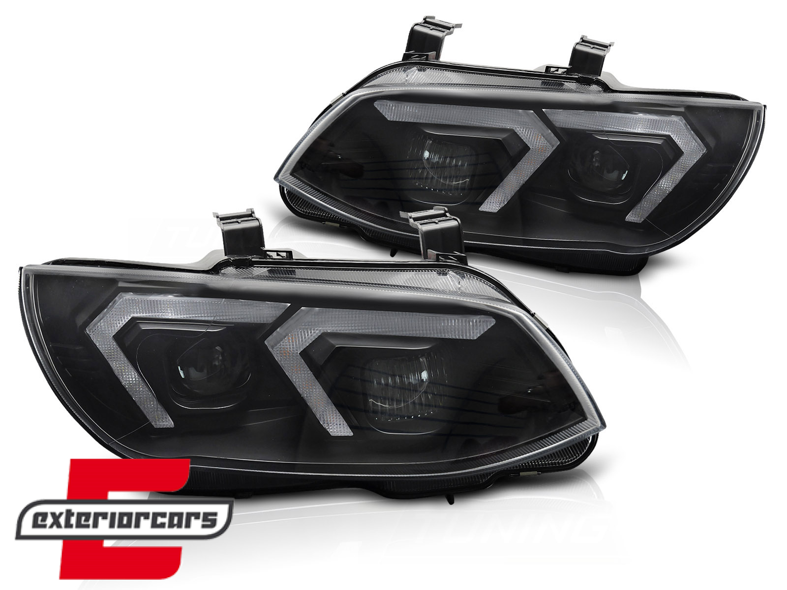Full LED prednja svjetla (crna) / BMW serije 3 E92 E93 LCI (2010-2013) - Slika 2
