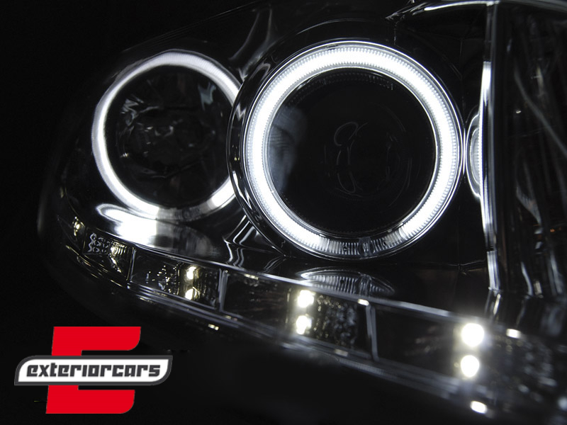 Prednja svjetla CCFL Angel Eyes (chrome) / Ford Focus (02.2008-2010) - Slika 3