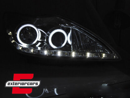 Prednja svjetla CCFL Angel Eyes (chrome) / Ford Focus (02.2008-2010) - Slika 4