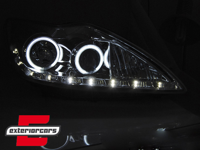Prednja svjetla CCFL Angel Eyes (chrome) / Ford Focus (02.2008-2010) - Slika 4