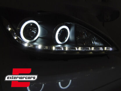 Prednja svjetla CCFL Angel Eyes (crna) / Ford Focus (02.2008-2010) - Slika 3