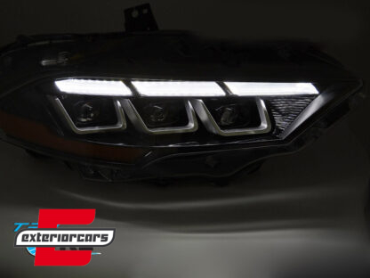 Full LED prednja svjetla SEQ žmigavci (crna) / Ford Mustang VI Facelift (2018-2023) - Slika 3