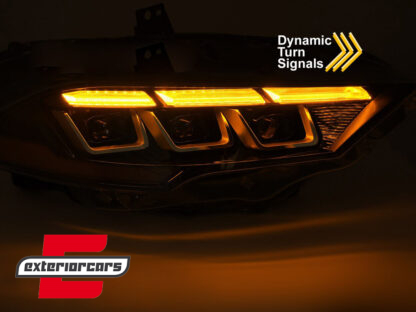 Full LED prednja svjetla SEQ žmigavci (crna) / Ford Mustang VI Facelift (2018-2023) - Slika 4