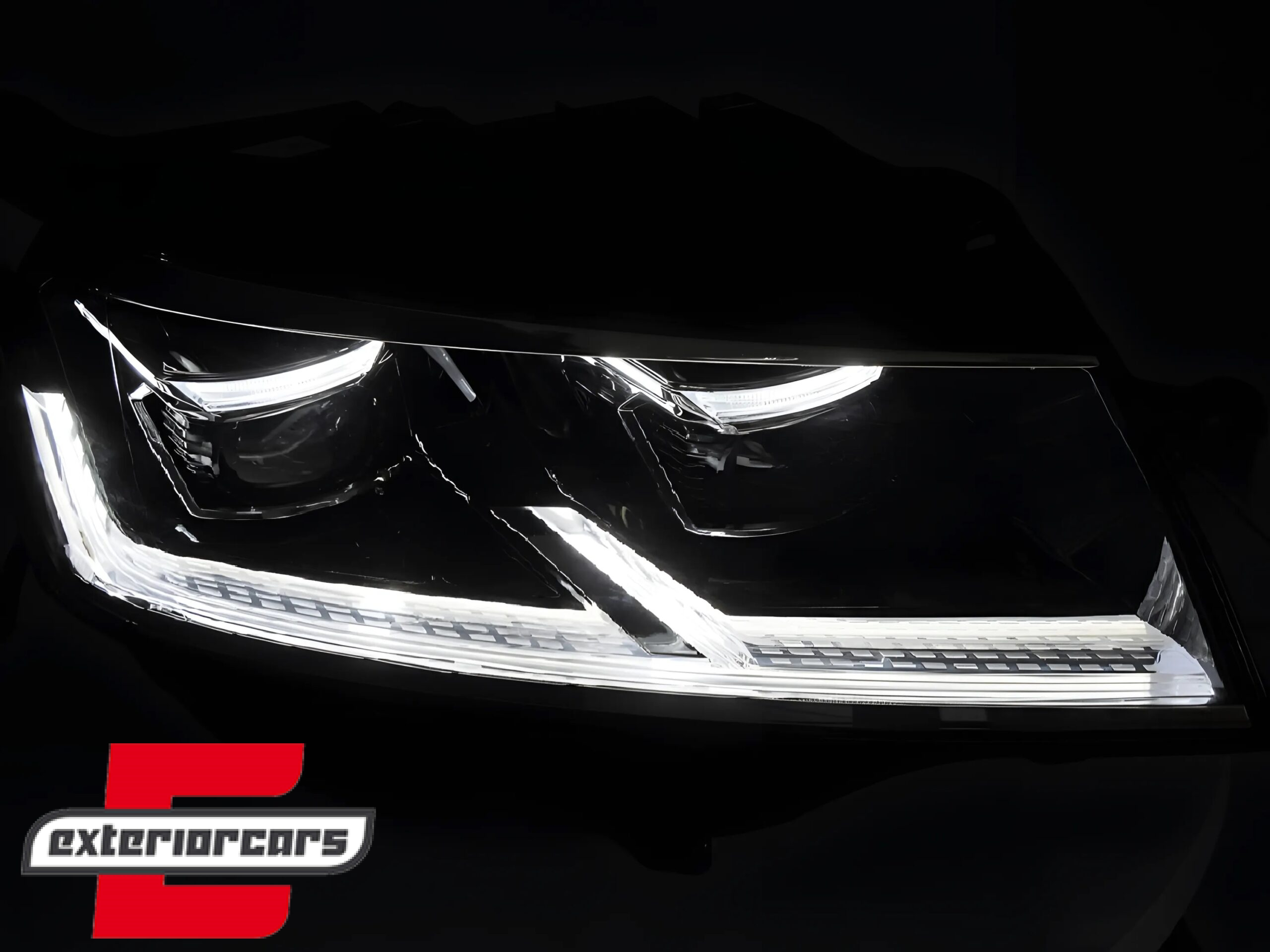 Full LED prednja svjetla SEQ žmigavci (crna) / VW T6.1 (2020-2023) - Slika 4