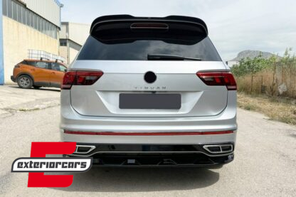 Nastavak stražnjeg branika (piano crna) / VW Tiguan II Mk2 R/ R Line Facelift (2020-2023) - Slika 8
