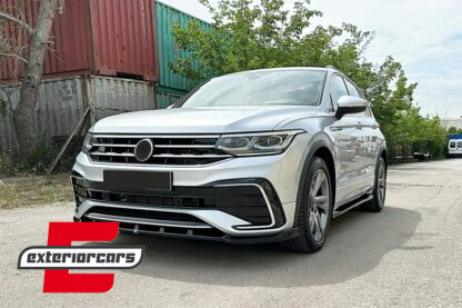 Prednji nastavak branika (piano crna) / VW Tiguan II Mk2 R / R Line Facelift (2020-2023) - Slika 8