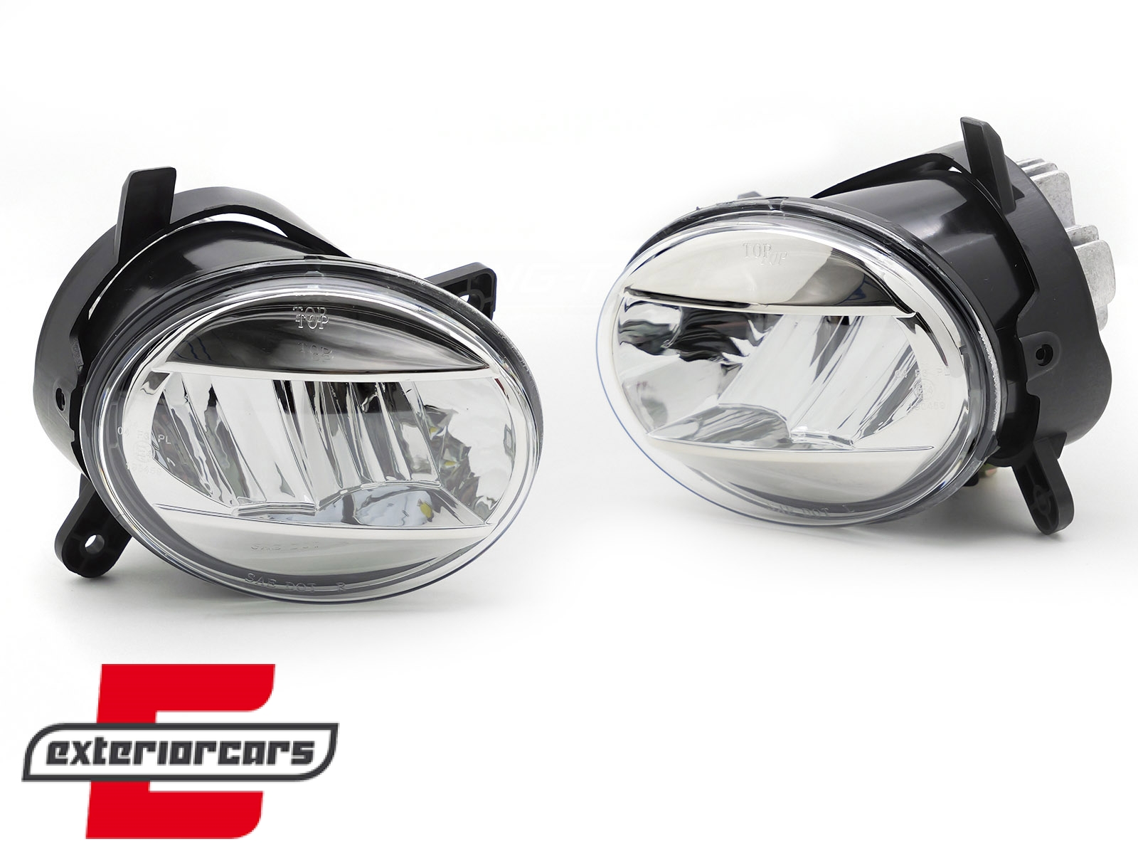 Svjetla za maglu LED (kristal/chrome) / Audi A4 B8 (2007-2011) A6 C6 (2009-2011) Q5 (2008-2016) Seat Exeo (2009-2013)