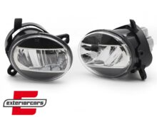 Svjetla za maglu LED (kristal/crna) / Audi A4 B8 (2007-2011) A6 C6 (2009-2011) Q5 (2008-2016) Seat Exeo (2009-2013)