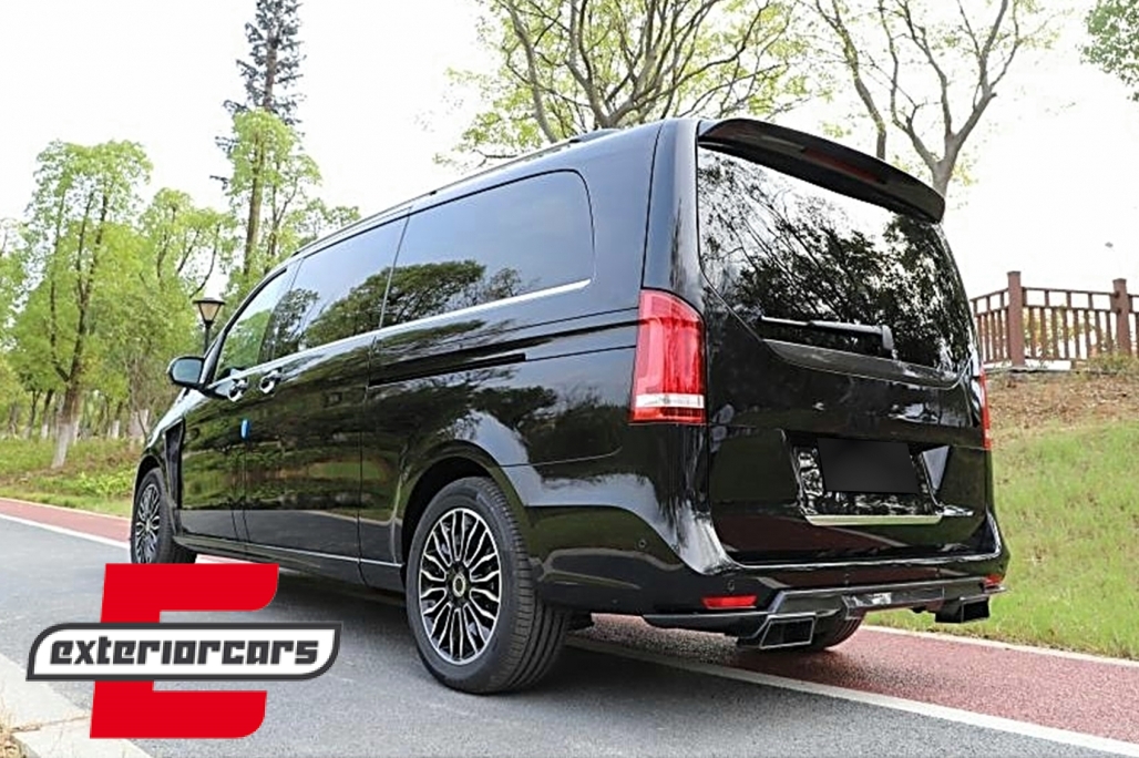 Krovni spojler (piano crna) / Mercedes V-klasa W447 (2014-04.2024) & EQV (2020-) - Slika 8
