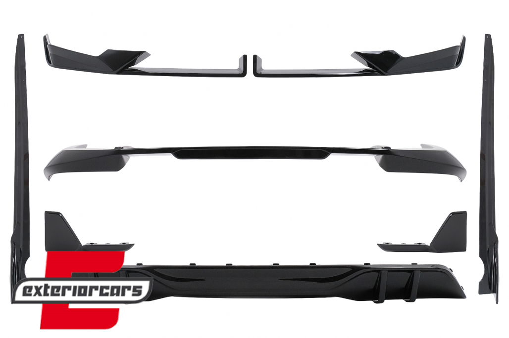 Aero bodykit Black Knight dizajn (piano crna) / BMW X5 G05 LCI M paket (2023-2026)