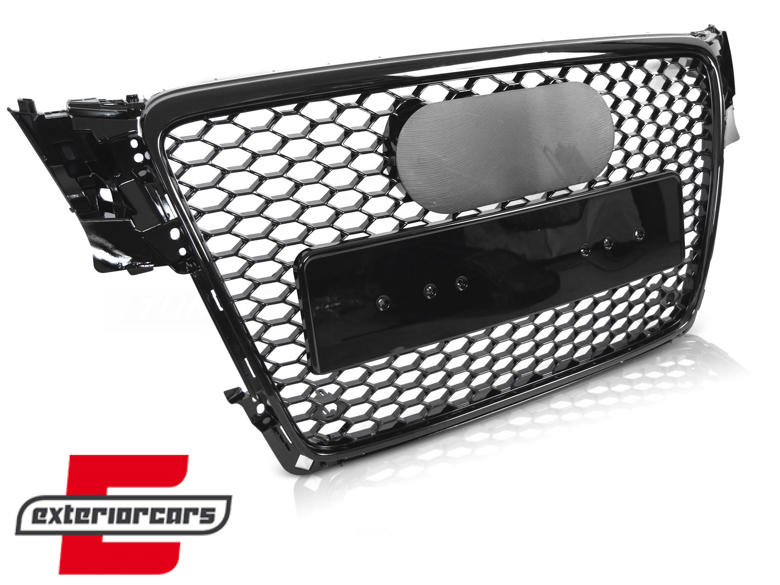 Prednja maska RS4 dizajn (piano crna) / Audi A4 S4 B8 (2007-2011)