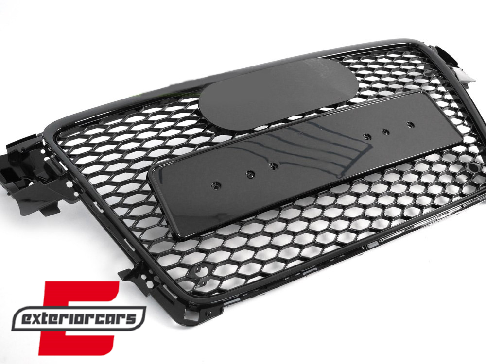 Prednja maska RS4 dizajn (piano crna) / Audi A4 S4 B8 (2007-2011) - Slika 3