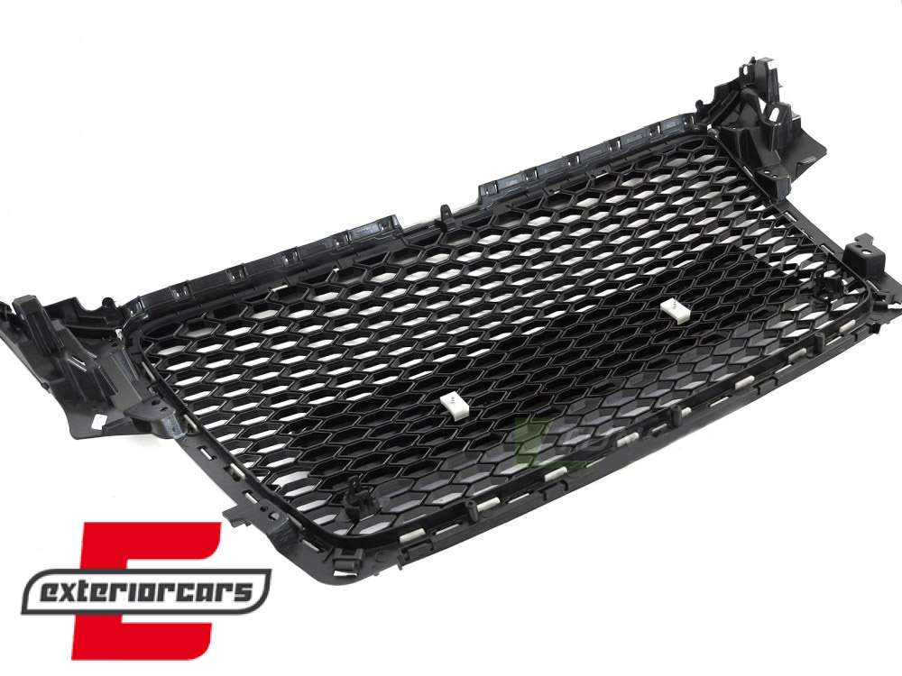 Prednja maska RS4 dizajn (piano crna) / Audi A4 S4 B8 (2007-2011) - Slika 6