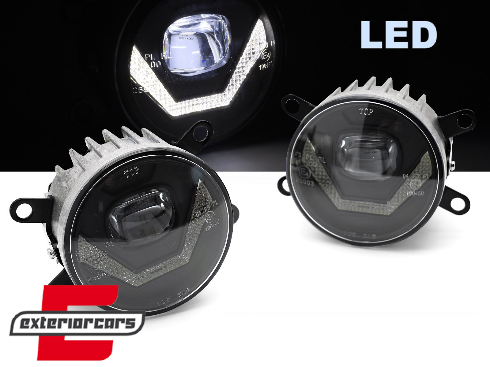 Svjetla za maglu LED sa DRL / FORD / OPEL / RENAULT / PEUGEOT / CITROEN / DACIA / SUZUKI