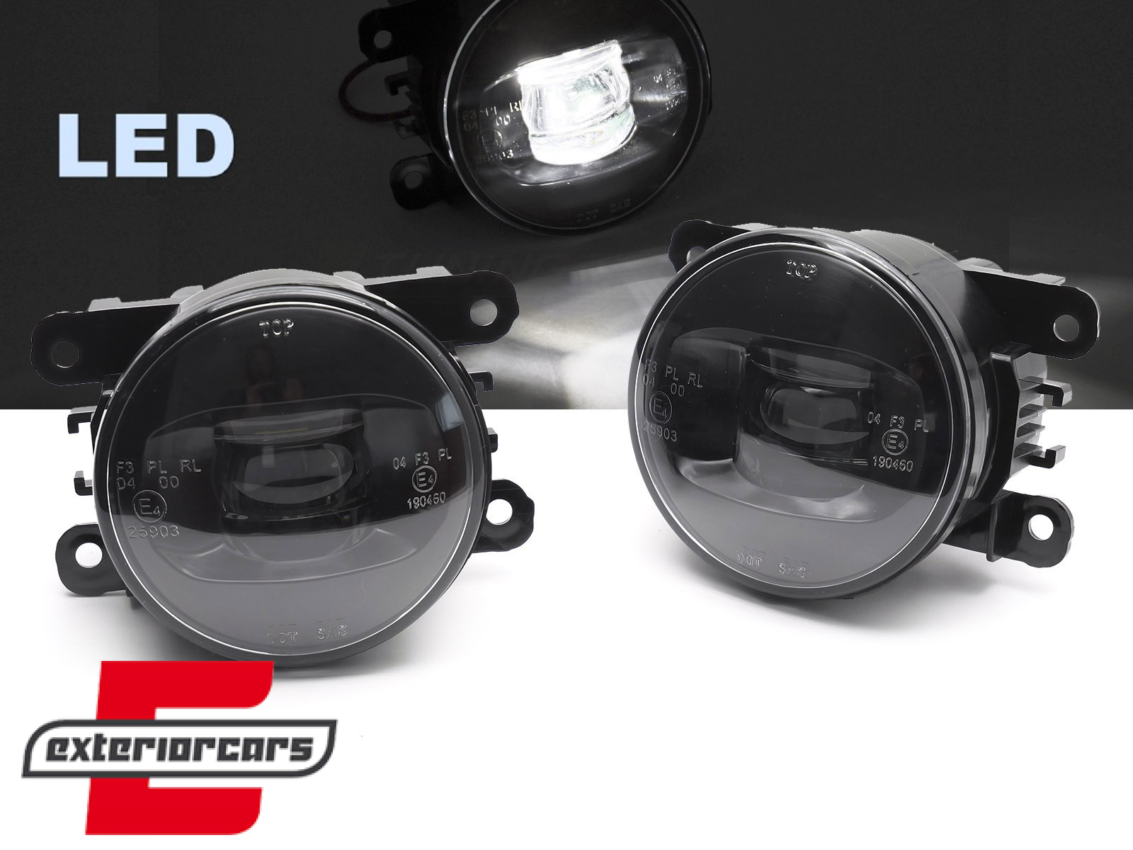 Dnevna svjetla DRL LED (kristal) / FORD / OPEL / RENAULT / PEUGEOT / CITROEN / DACIA / SUZUKI