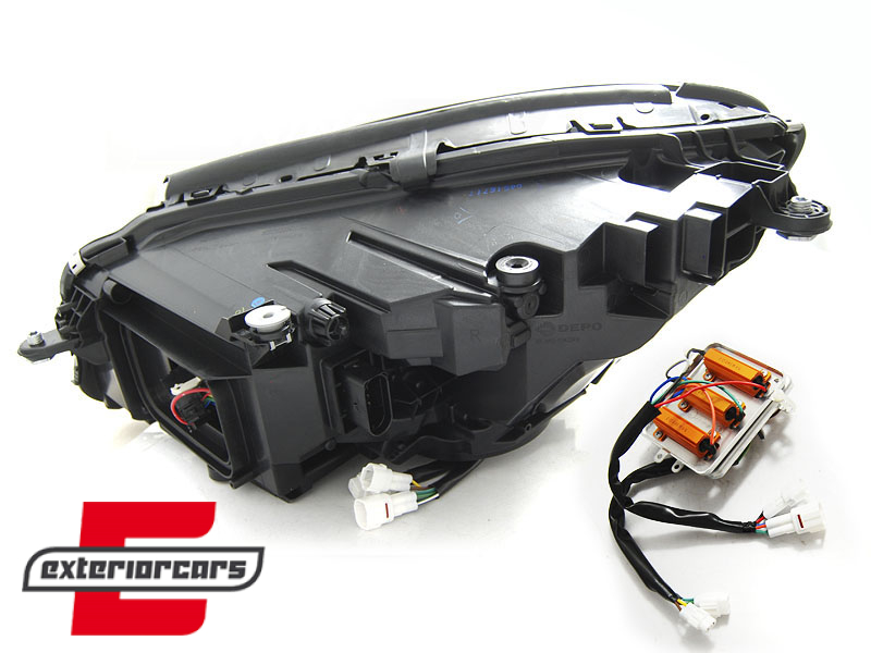 Full LED prednja svjetla Facelift look (crna) / Mercedes S-klasa W222 (2013-2017) - Slika 4