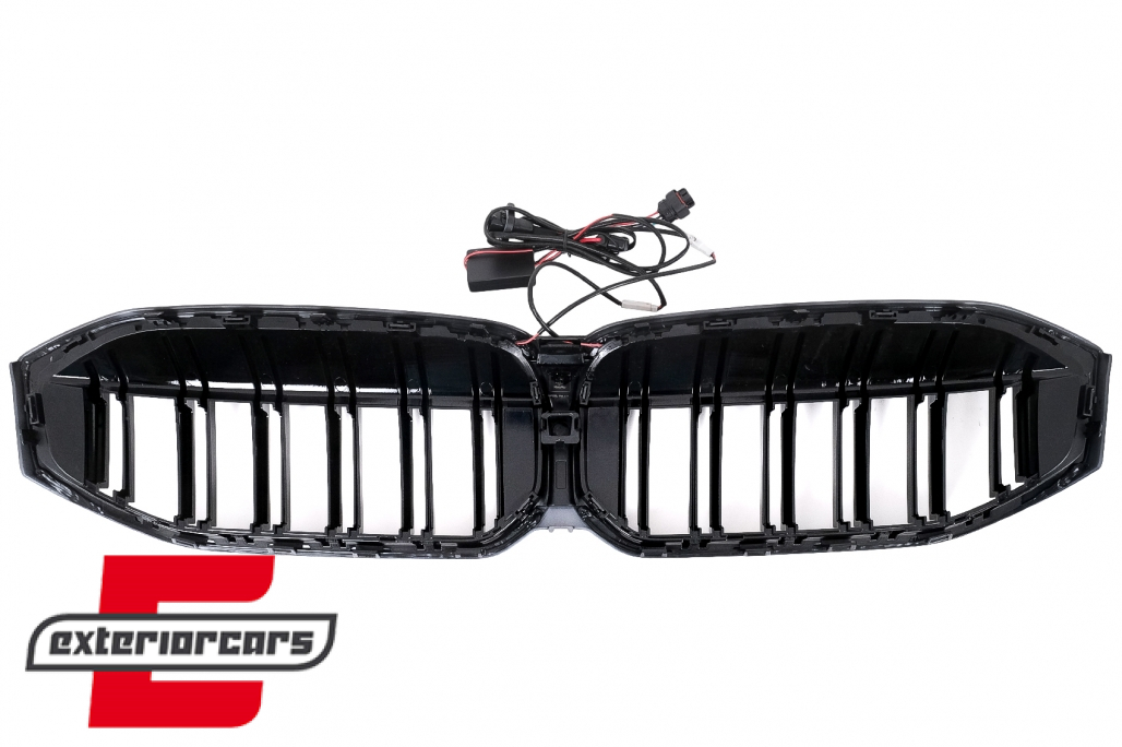 Prednja maska M3 look sa LED (piano crna) / BMW serije 3 G20 limuzina G21 karavan LCI (2023-2025) - Slika 7
