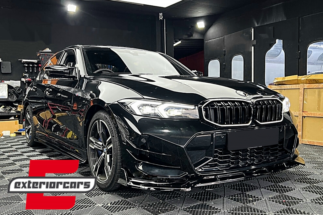 Prednja maska M3 look sa LED (piano crna) / BMW serije 3 G20 limuzina G21 karavan LCI (2023-2025) - Slika 8