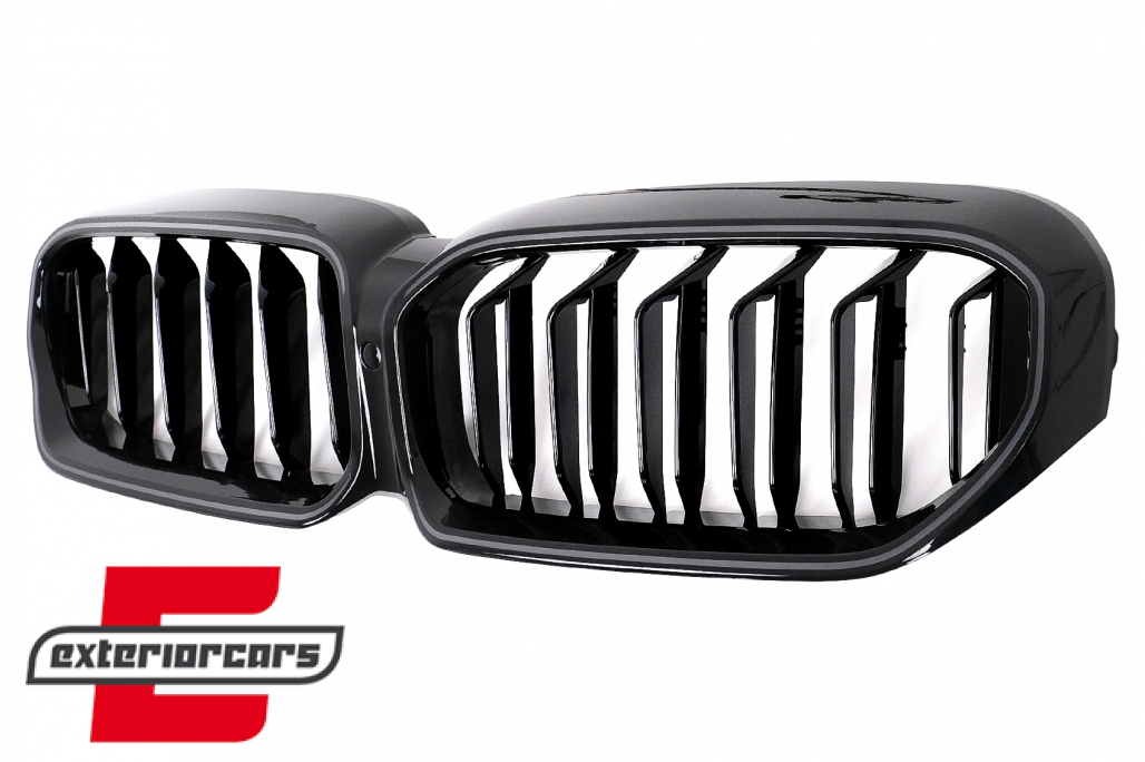 Prednja maska M5 dizajn sa LED (piano crna) / BMW serije 5 G30 G31 LCI (07.2020-2023) - Slika 4