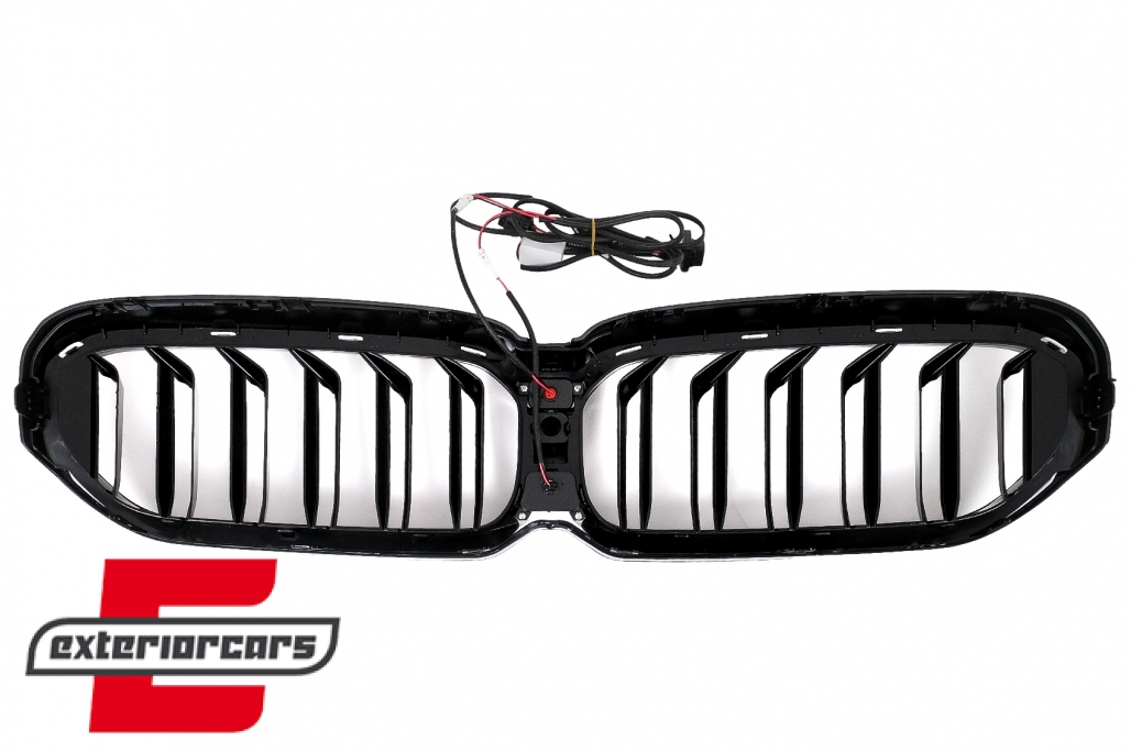 Prednja maska M5 dizajn sa LED (piano crna) / BMW serije 5 G30 G31 LCI (07.2020-2023) - Slika 6