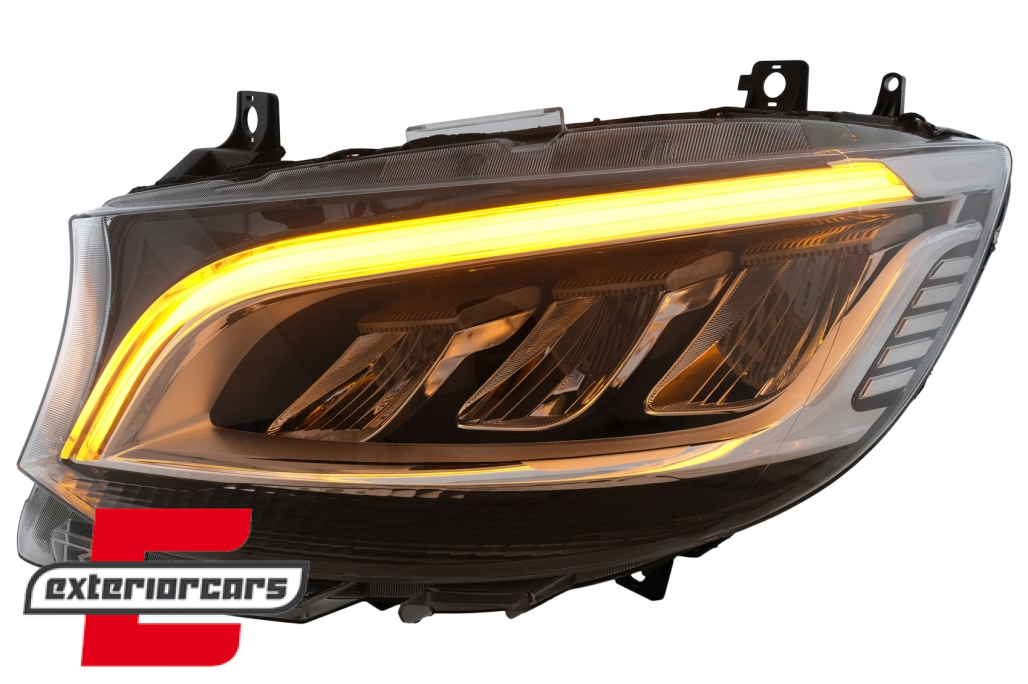 Full LED prednji farovi (crna) / Mercedes Sprinter W907 W910 (2019-2023) - Slika 11
