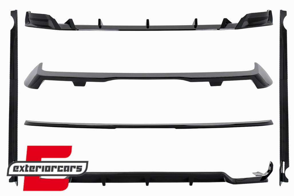 Aero bodykit Black Knight dizajn (piano crna) / BMW X7 G07 LCI M-paket (2023-)
