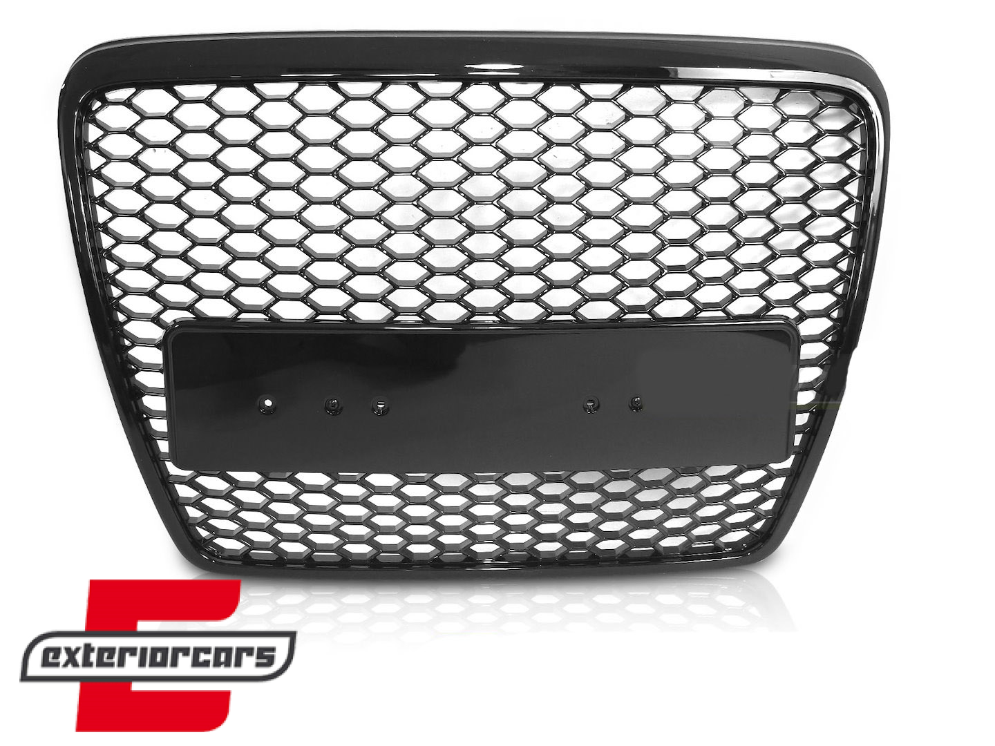 Prednja maska RS6 dizajn (piano crna) / Audi A6 4F 4F2 C6 (2004-2011) - Slika 2
