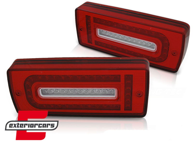 Full LED stražnja svjetla (crvena/kristal) / Mercedes G-klasa W463 (2007-2017) - Slika 2